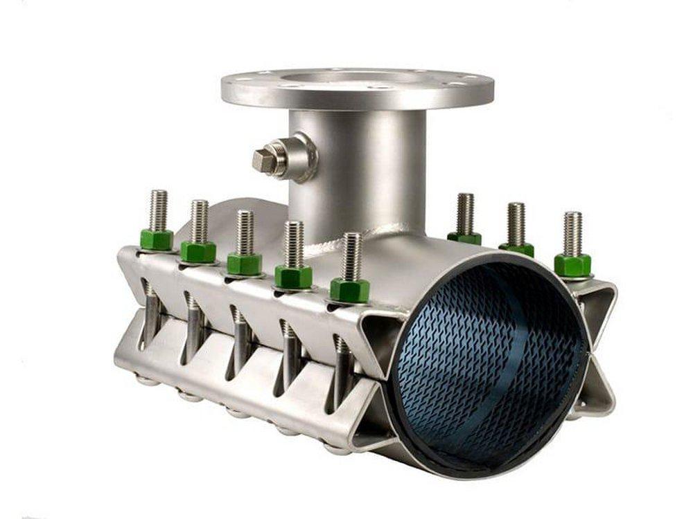 JCM Industries 8 in. Flanged Stainless Steel Tapping Sleeve 