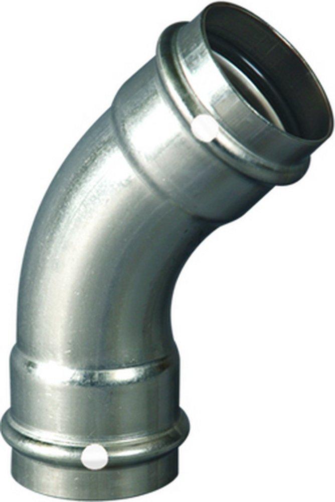 Viega Press 304L Stainless Steel 45 Degree Elbow 