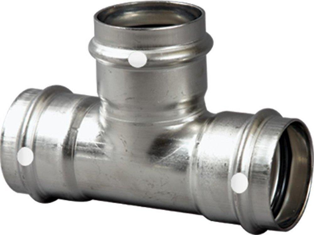 Viega Press 304 Stainless Steel Reducing Tee 