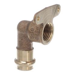 1/2 in. Press x FNPT Hi Ear Bronze 90 Degree Elbow
