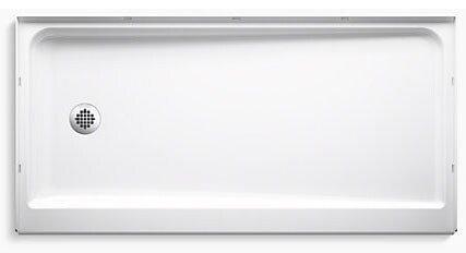 Sterling White 60 x 30 in. Left-Hand Drain Shower Base 