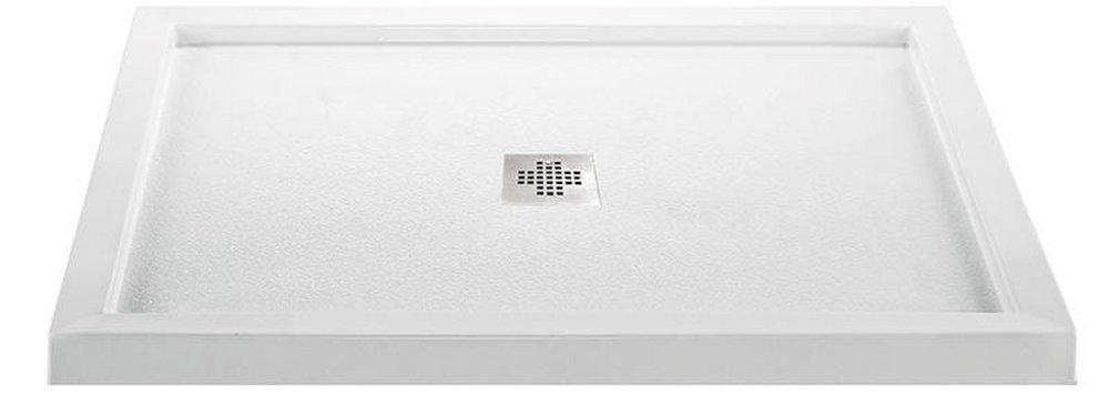 MTI Whirlpools&reg; White 54 X 42 Center Acrylic Shower Base Designer 