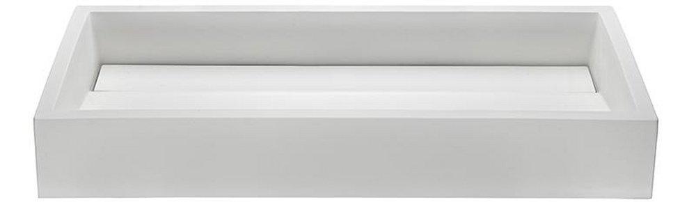 MTI Whirlpools&reg; White Matte Vessel Mount and Undermount Bathroom Sink 