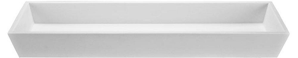 MTI Whirlpools® White Matte Vessel Mount and Undermount Bathroom Sink 