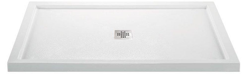 66 X 42 Center Acrylic Shower Base Designer 