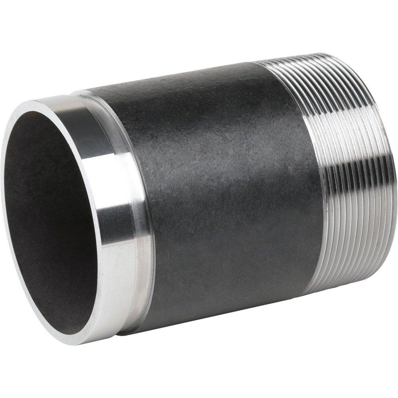 Victaulic 2-1/2 in. Grooved x Threaded Reducing Galvanized Ductile Iron and Carbon Steel Nipple 
