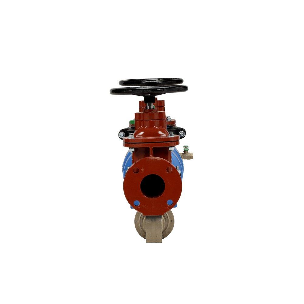 Zurn Wilkins Red Epoxy Coated Ductile Iron Flanged 175 psi Backflow Preventer 