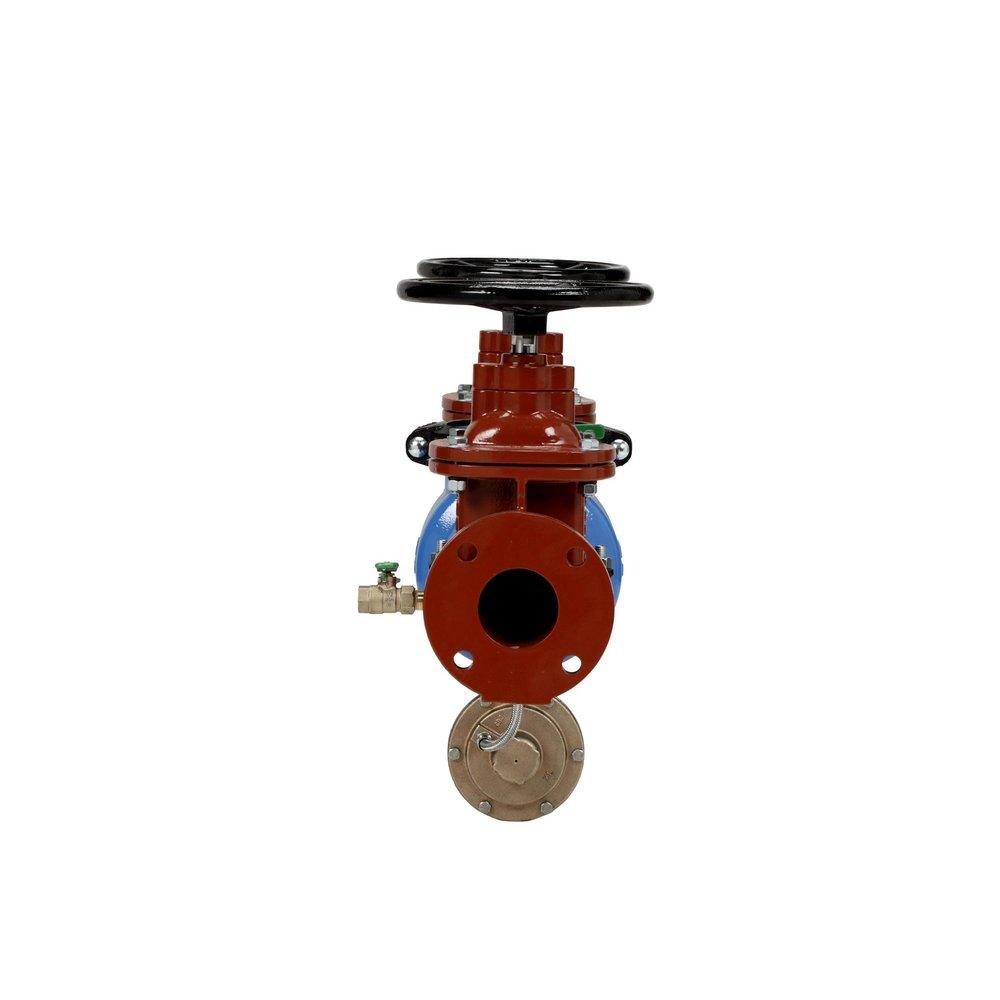 Zurn Wilkins Red Epoxy Coated Ductile Iron Flanged 175 psi Backflow Preventer 
