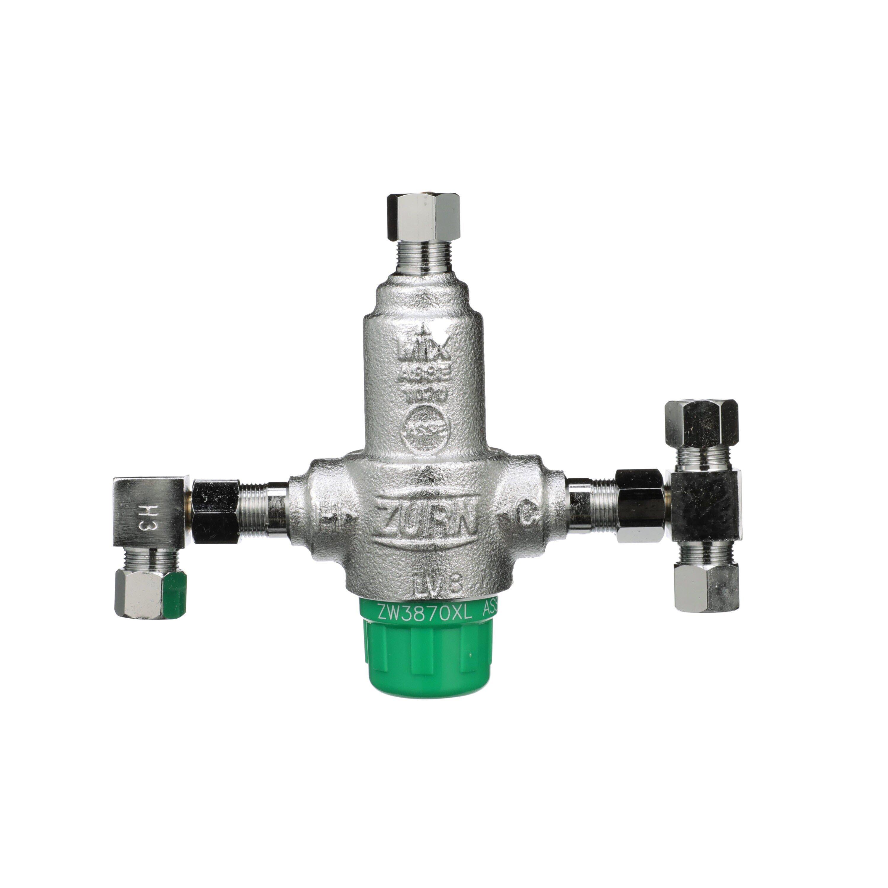 Zurn Wilkins Brushed Nickel Compression Mixing Valve 