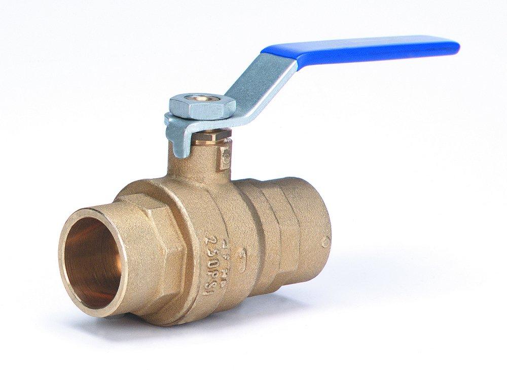 Milwaukee Valve Forged Brass Full Port Solder 400# Ball Valve 