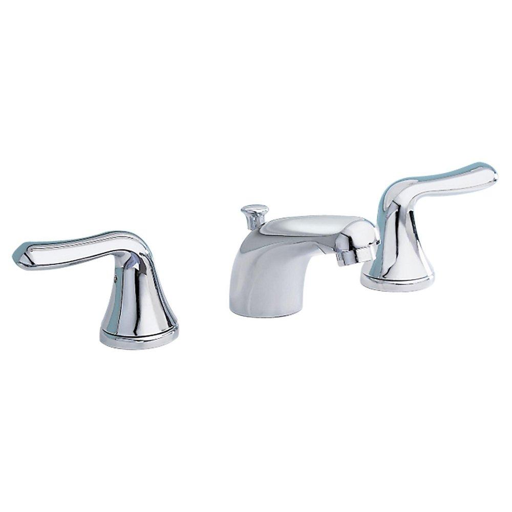 American Standard Polished Chrome Two Handle Widespread Bathroom Sink Faucet 