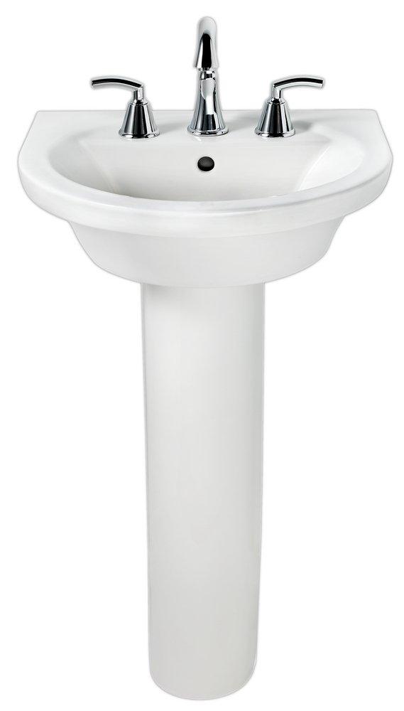 American Standard White 6-5/16 in. Vitreous China Pedestal 