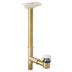 Brass Lift & Turn Drain in Brushed Nickel