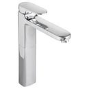 1.2 gpm 1-Hole Monoblock Vessel Bathroom Faucet with Single Lever Handle in Polished Chrome (Less Drain)
