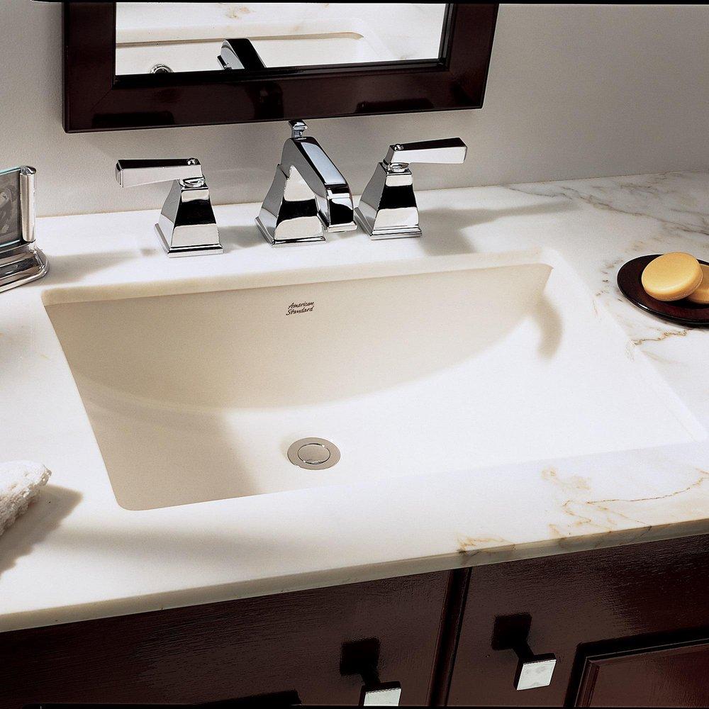American Standard Bone White Undermount Bathroom Sink 