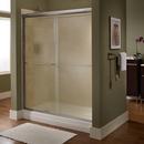 American Standard Oil Rubbed Bronze 69 x 24-1/4 x 48 in. Frameless Sliding Shower Door with Clear Glass 