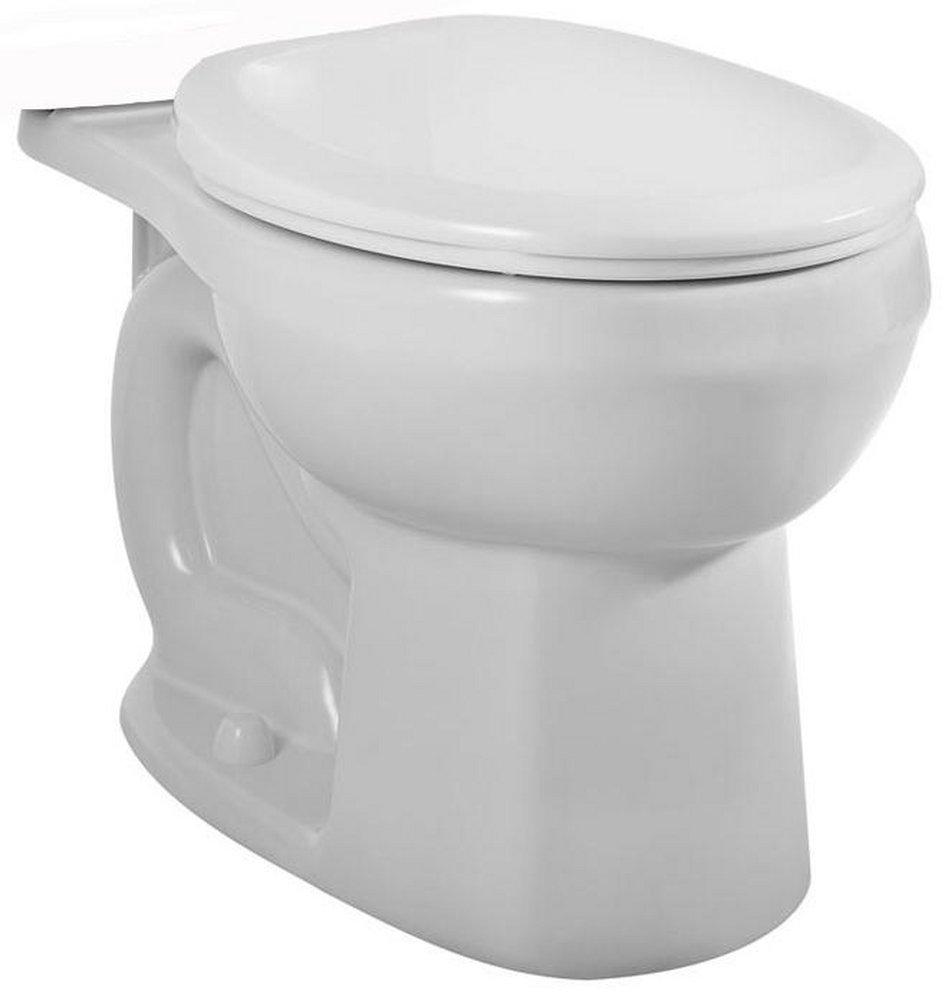 American Standard White 1.1 gpf Round Toilet Bowl 