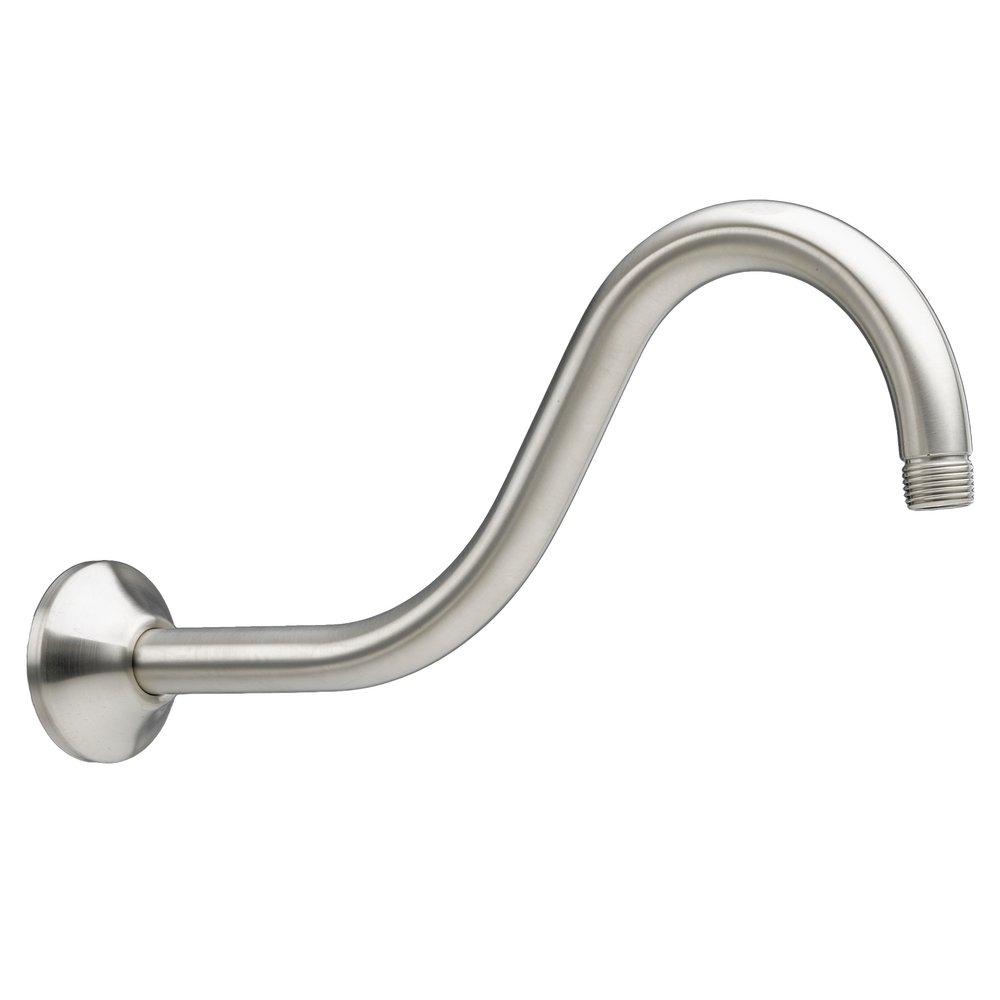 American Standard Brushed Nickel 12 in. Wall Mount Crook Shower Arm 