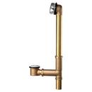 American Standard White 18-1/2 in. Brass Toe-Tap Drain 