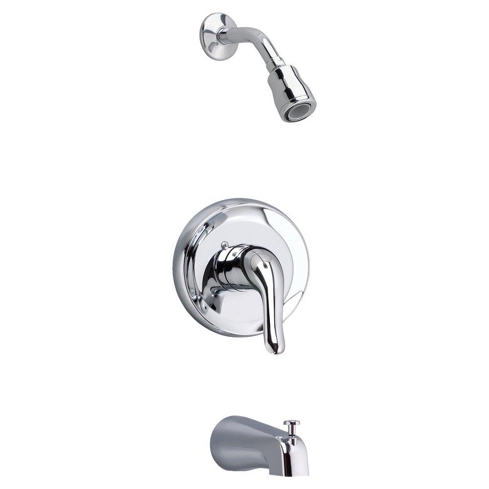 American Standard Polished Chrome Single Handle Single Function Bathtub & Shower Faucet (Trim Only) 
