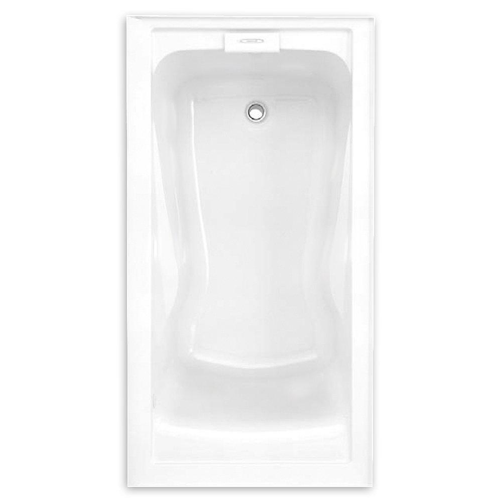 American Standard Evolution 32-in x 60-in White Acrylic Hourglass