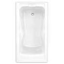 American Standard White 60 x 32 in. Soaker Alcove Bathtub Left Drain 