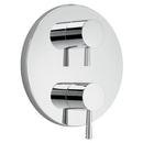 Double Lever Handle Thermostatic Valve Trim Only in Polished Chrome
