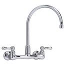 American Standard Polished Chrome Two Handle Widespread Bathroom Sink Faucet 