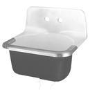 American Standard White Cast Iron Sink with Wall Hanger 