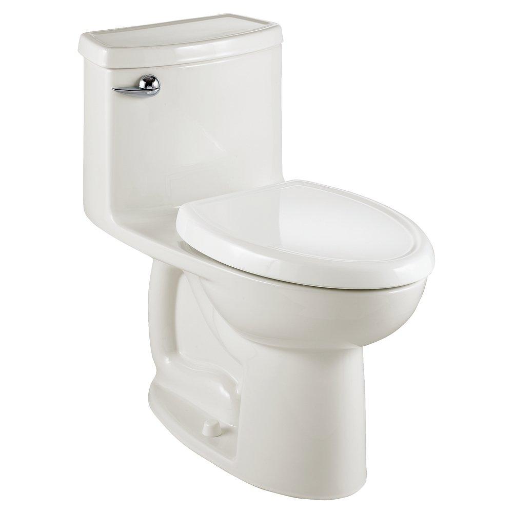 American Standard White 1.28 gpf Elongated One Piece Toilet with Slow Close Seat & Right Hand Trip Lever 
