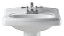 American Standard White Pedestal Vessel Sink with Overflow 