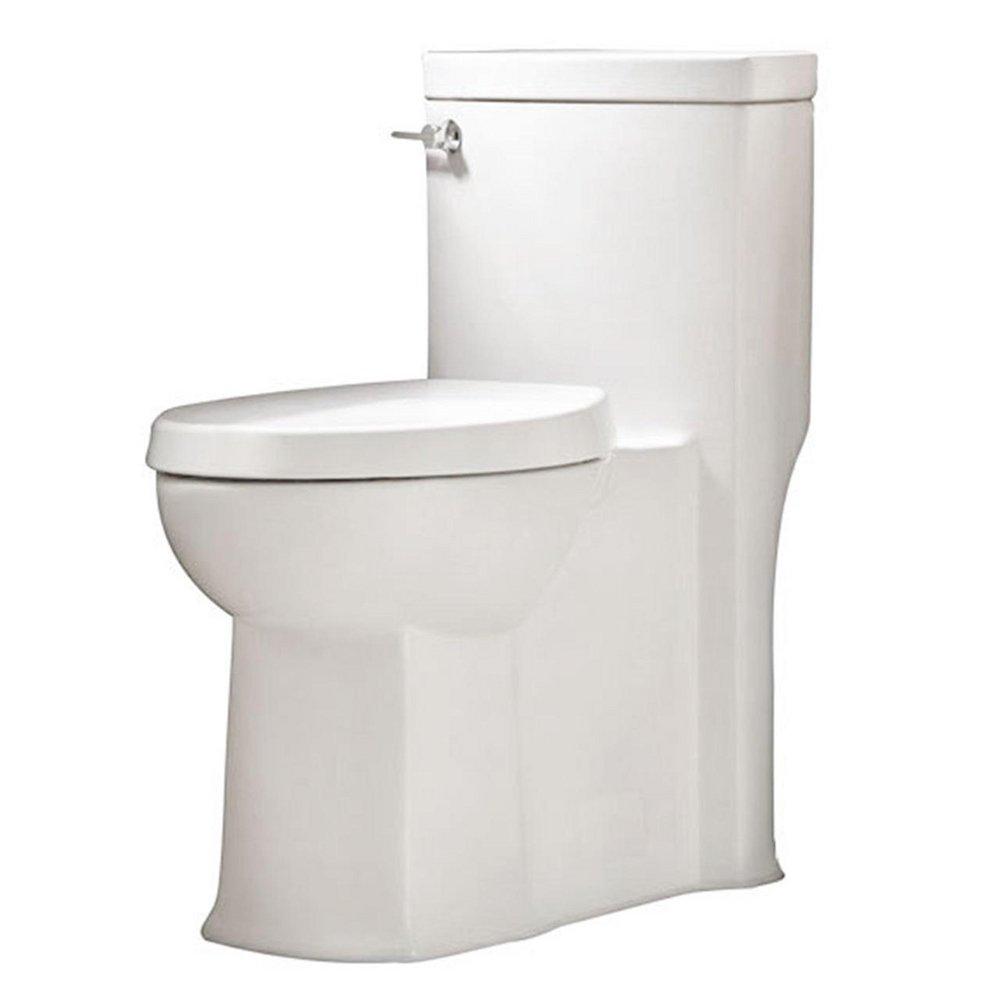 American Standard White 1.28 gpf Elongated One Piece Toilet with Slow Close Seat and Right Height Bowl 