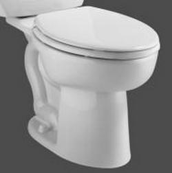 Elongated Right Height Toilet Bowl with EverClean Surface in White
