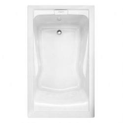 60 x 36 in. Soaker Drop-In Bathtub with Reversible Drain in White