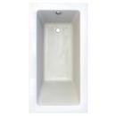 American Standard White 60 x 32 in. Whirlpool Drop-In Bathtub with Reversible Drain 