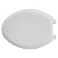 Elongated Closed Front Toilet Seat with Cover in White