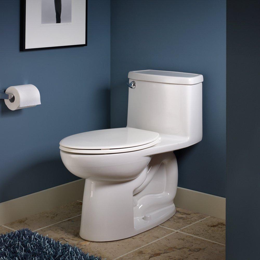 American Standard Linen 1.28 gpf Elongated One Piece Toilet with Left-Hand Trip Lever 