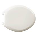 Elongated Closed Front Slow Close Toilet Seat with Cover and EverClean Surface in White