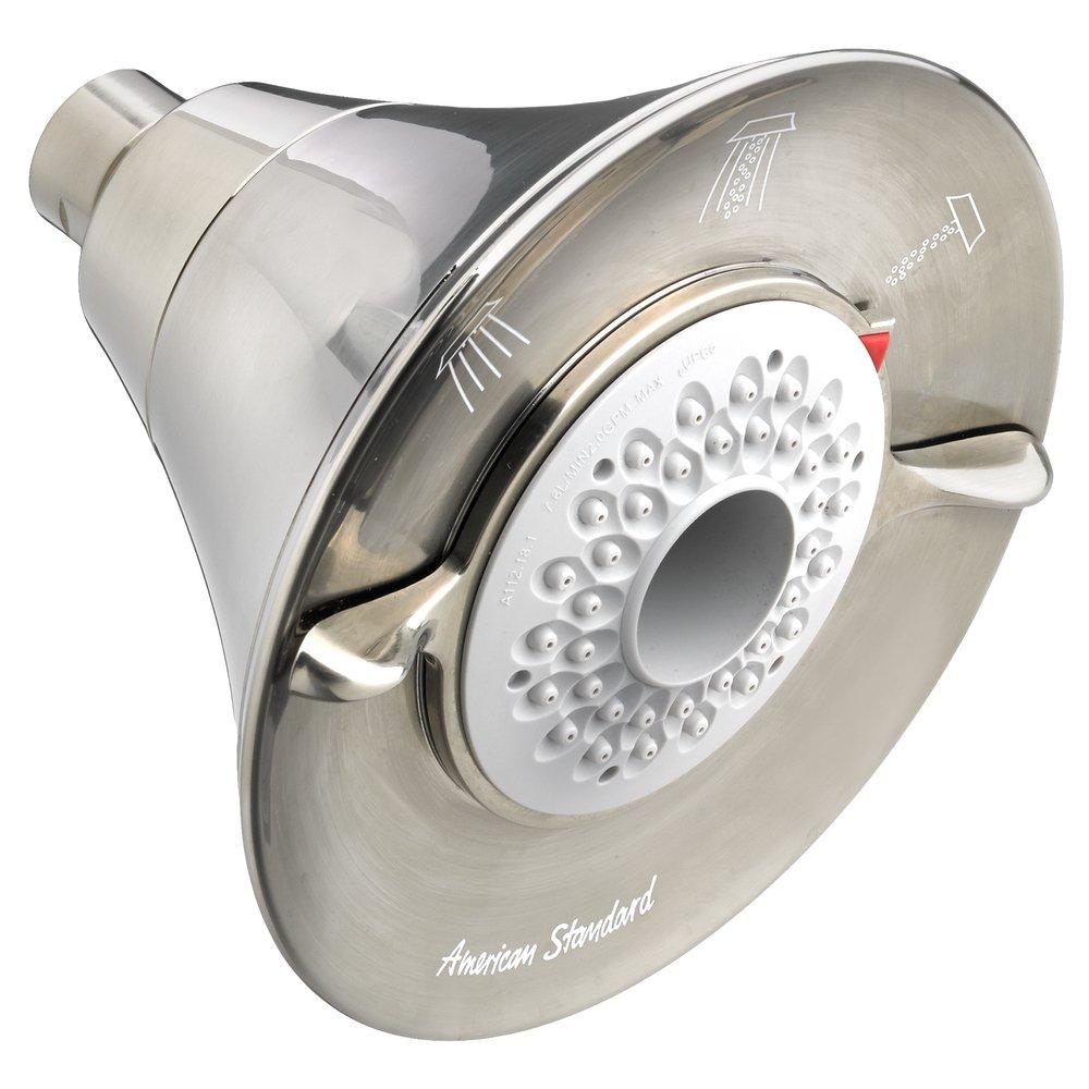 American Standard Brushed Nickel Multi Function Combination, Full and Turbine Showerhead 