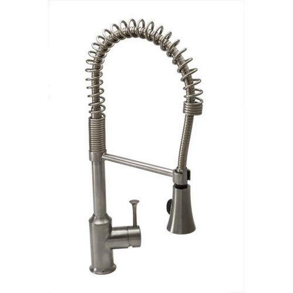 American Standard Stainless Steel Single Handle Pull Down Kitchen Faucet 