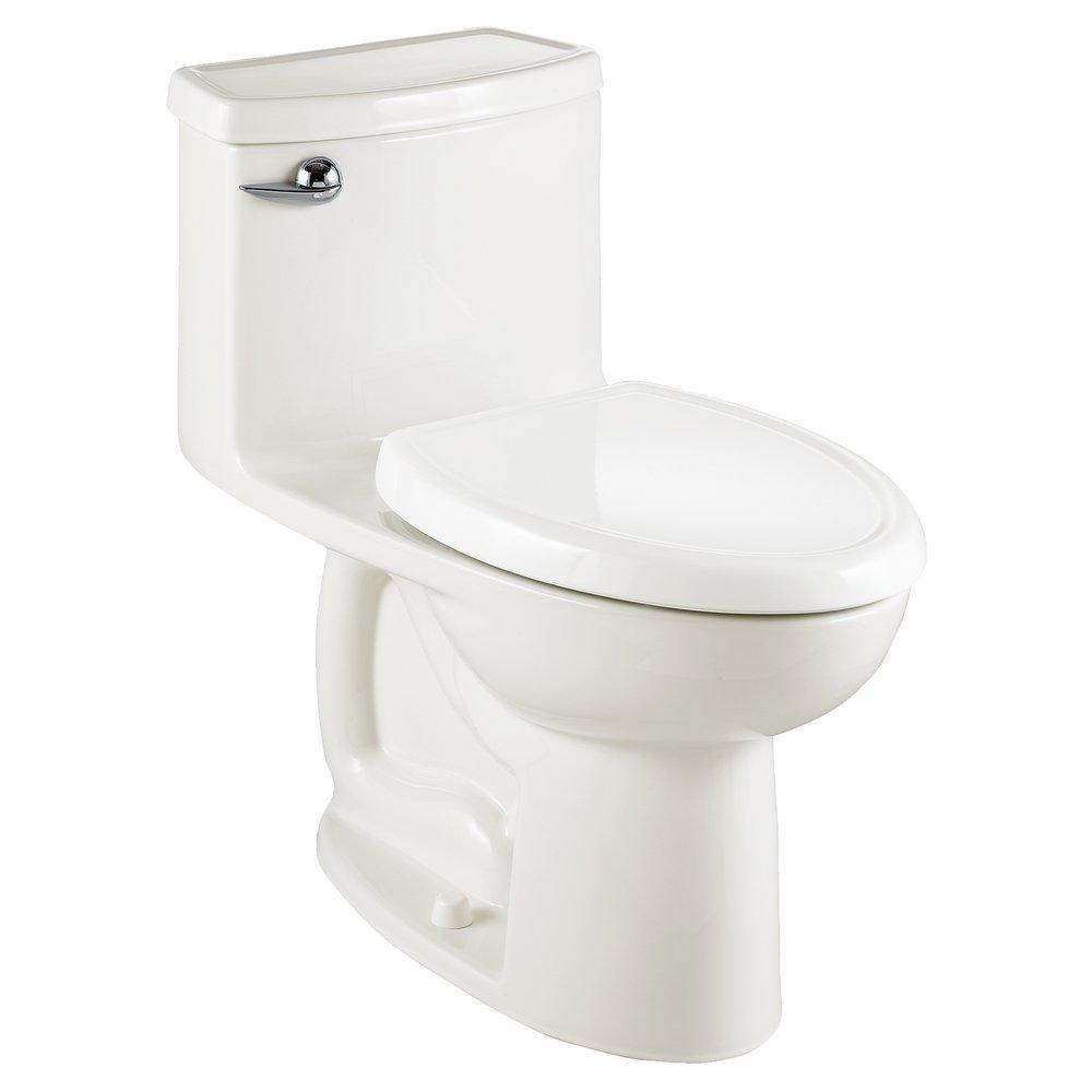 American Standard White 1.28 gpf Elongated One Piece Toilet with Left-Hand Trip Lever 