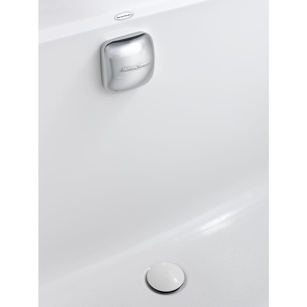 American Standard Bathing White Plastic Toe-Tap Drain 
