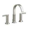 American Standard Brushed Nickel Two Handle Widespread Bathroom Sink Faucet 