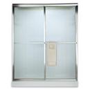 71-1/2 x 24-1/4 x 48 in. Framed Shower Door with Rain Glass in Oil Rubbed Bronze