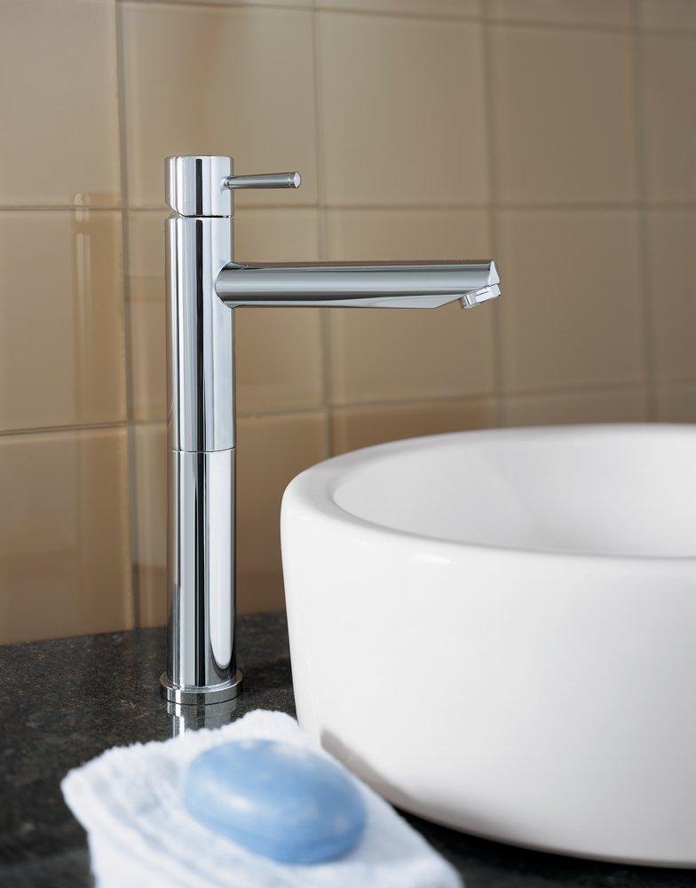 American Standard Polished Chrome 1.2 gpm 1-Hole Bathroom Faucet with Single Lever Handle and Grid Drain Assembly 