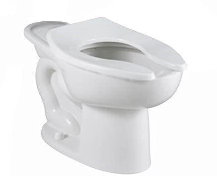 American Standard White 1.6 gpf Elongated Bowl Toilet 