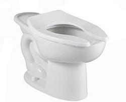 Elongated Toilet Bowl in White