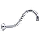 American Standard Polished Chrome 12 in. Wall Mount Crook Shower Arm 