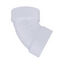 White PVC DWV 60&deg; Elbow 