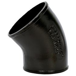 6 in. No Hub 45 Degree Cast Iron 1/8 Bend